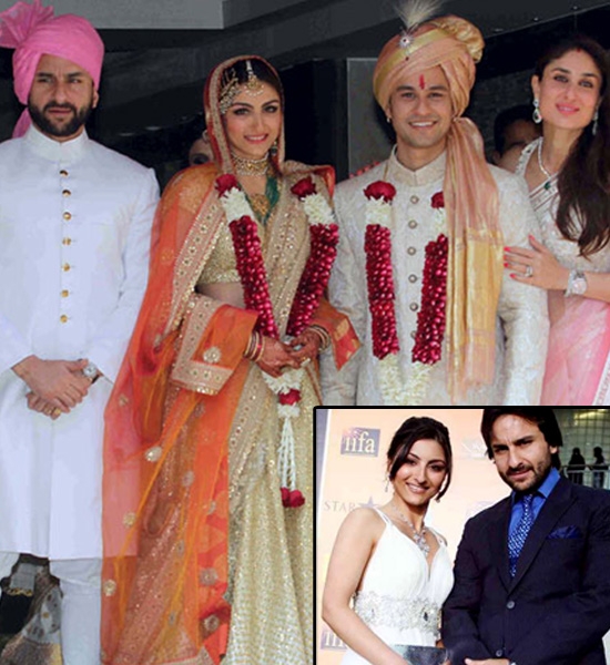 Saif at Soha's Wedding