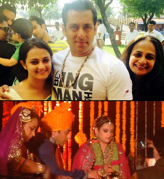 Salman at Shweta Rohira's wedding