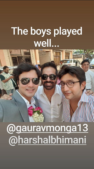 Alekh Sangal and Nazneen Dharamsey Marriage Pics