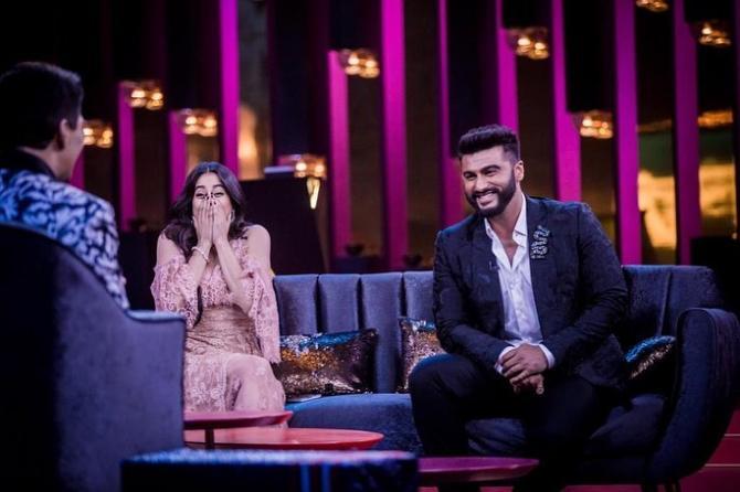 Arjun and Janhvi on Koffee with Karan