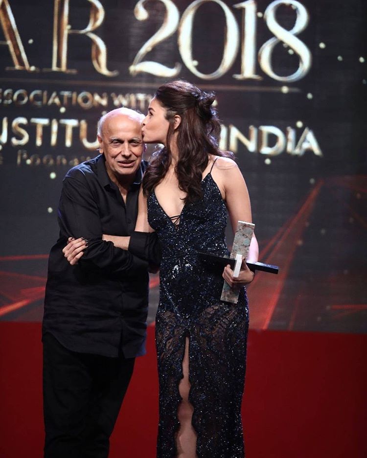 Mahesh Bhatt and Alia Bhatt