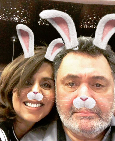 Rishi Kapoor and Neetu Singh