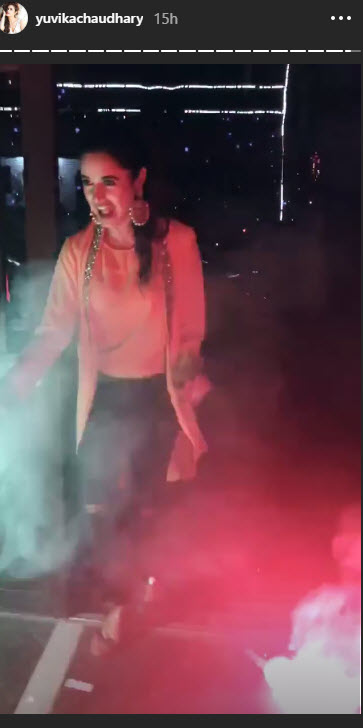 Prince Narula Yuvika Chaudhary First Diwali Together Post Marriage