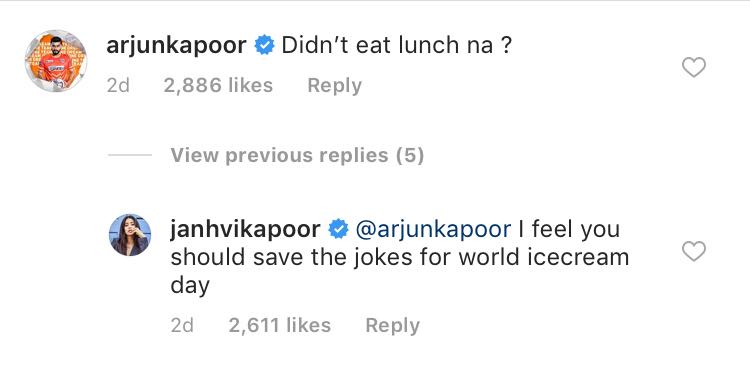 Arjun Kapoor and Janhvi Kapoor
