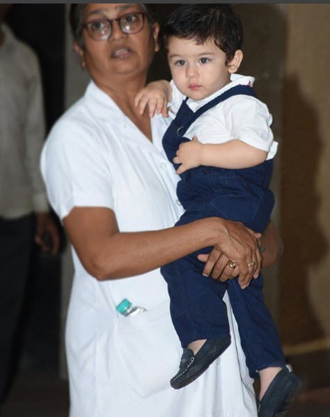 Taimur and his nanny