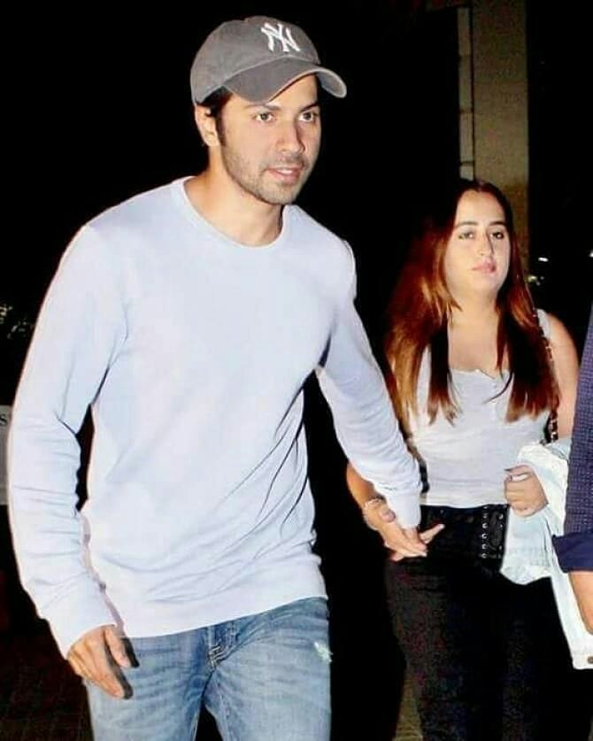 Varun Dhawan and Natasha Dalal