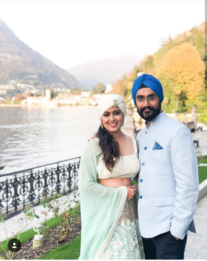 Harshdeep Kaur with hubby Mankeet Kaur