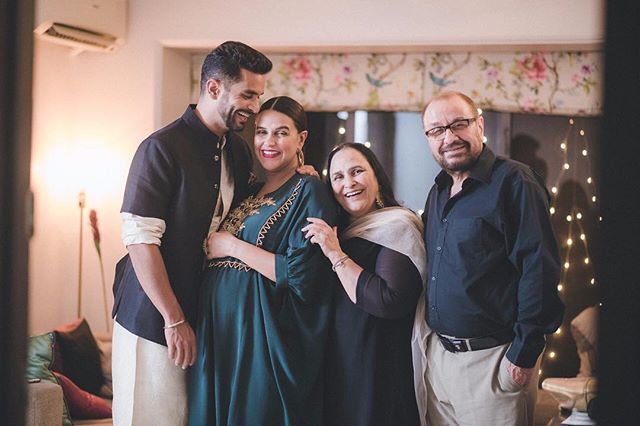 Angad Bedi and Neha Dhupia