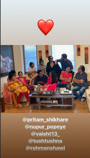 SushmitaÃ¢â‚¬â„¢s close ones and kids, with Rohman