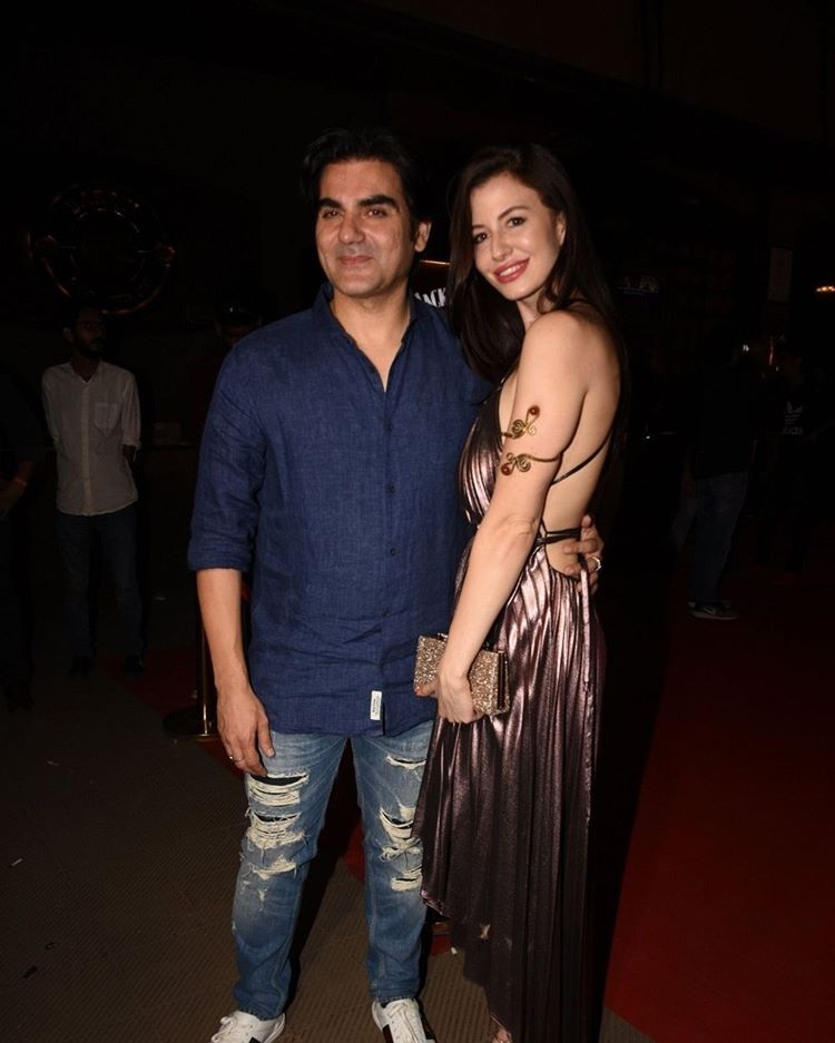 Arbaaz Khan and Giorgia Andriani