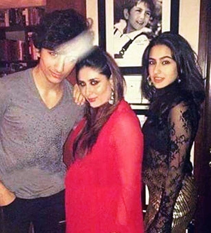 Kareena Kapoor Khan, Ibrahim Khan and Sara Ali Khan