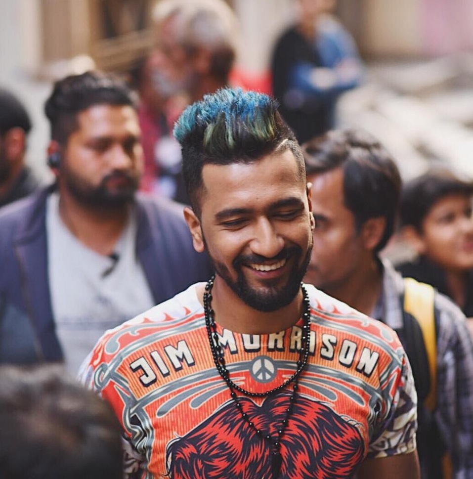 Vicky Kaushal on the sets of Manmarziyaan