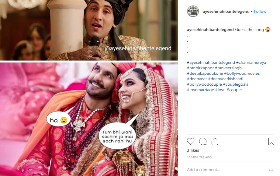 Deepika Padukone And Ranveer Singh's Hilarious Wedding Memes Are Taking  Social Media By Storm