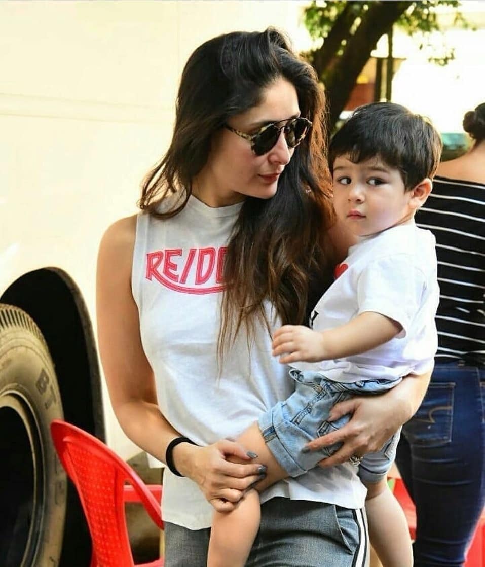 Taimur Ali Khan and Kareena Kapoor Khan