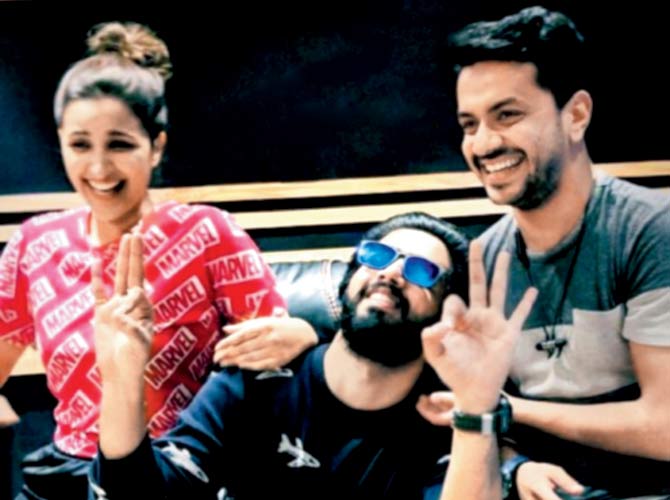 Parineeti with her boyfriend