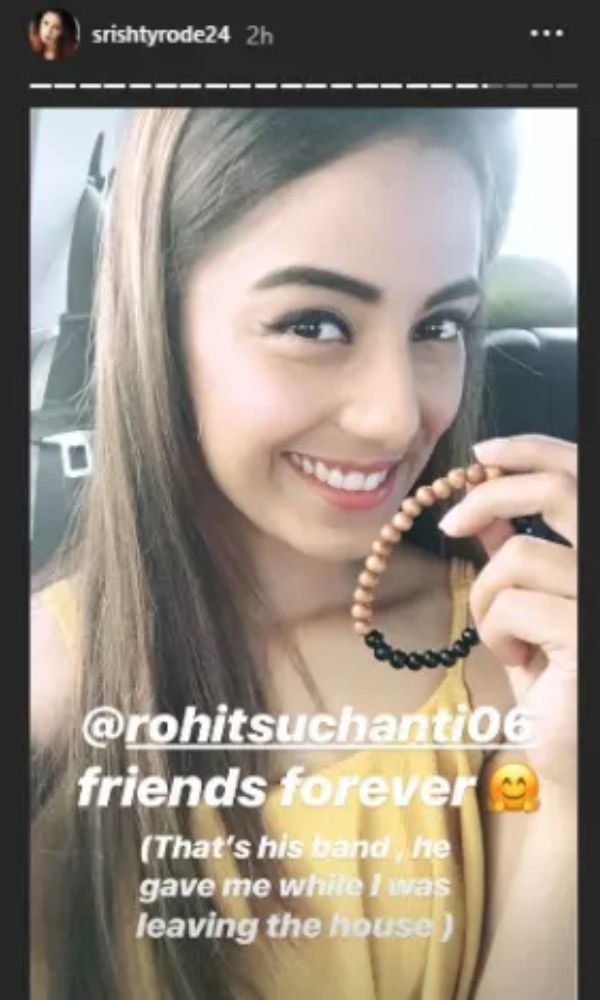 Srishty's personal gift from Rohit
