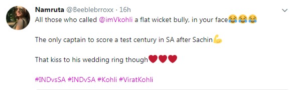 Twitter Appreciating Virat Kohli Gesture For Anushka 