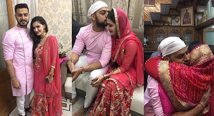 Karam Rajpal And Shivaleeka Oberoi Roka Ceremony