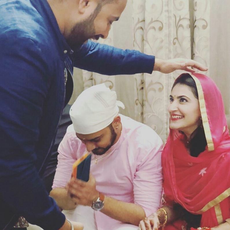 Karam Rajpal And Shivaleeka Oberoi Roka Ceremony