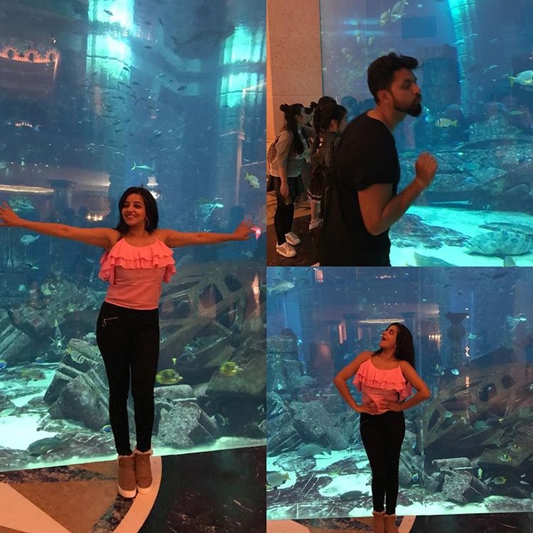 Mona Lisa And Vikrant Singh Celebrated Their First Anniversary In Dubai