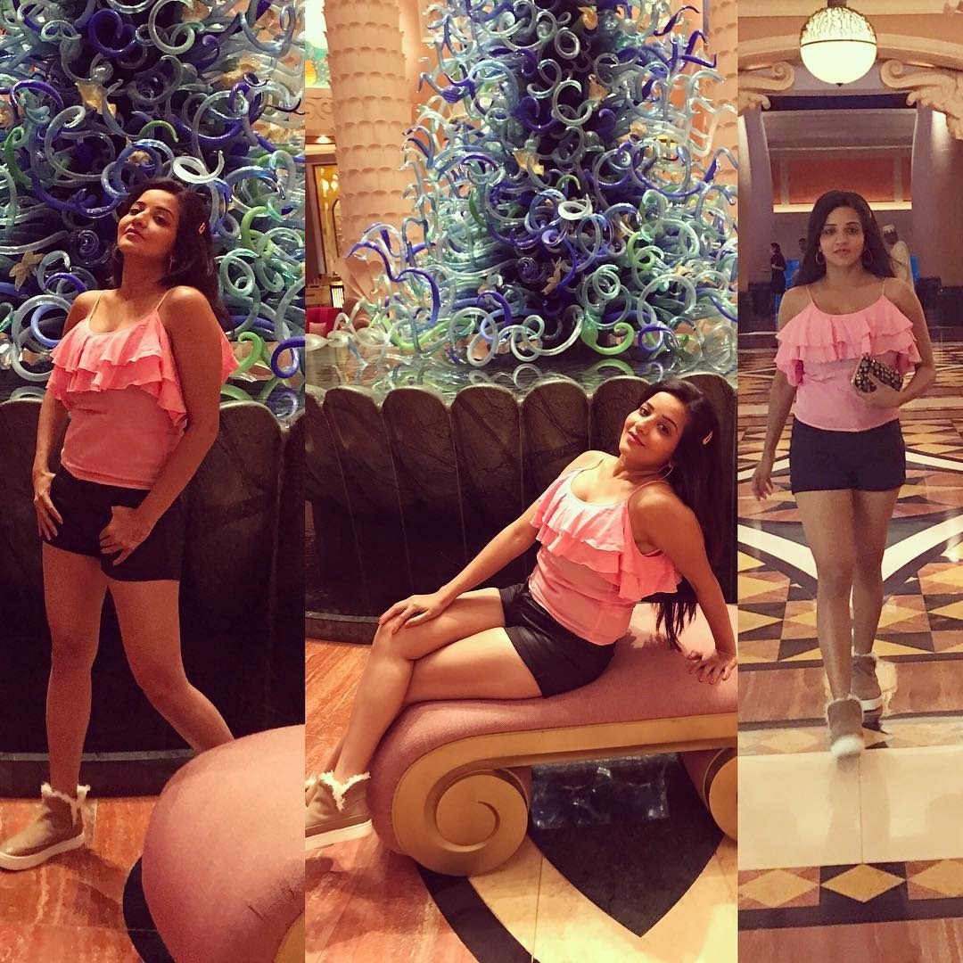 Mona Lisa And Vikrant Singh Celebrated Their First Anniversary In Dubai