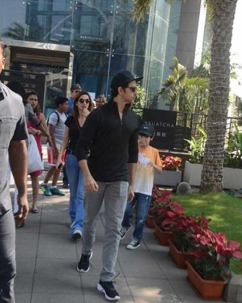 Hrithik Roshan And Sussanne Khan Spotted Together