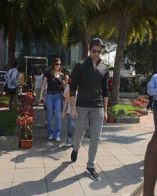 Hrithik Roshan And Sussanne Khan Spotted Together