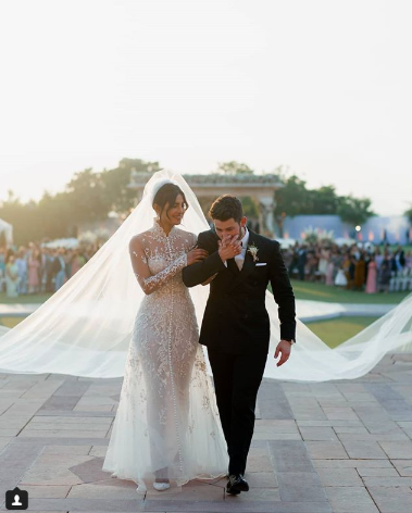 Priyanka and Nick Christian wedding pic