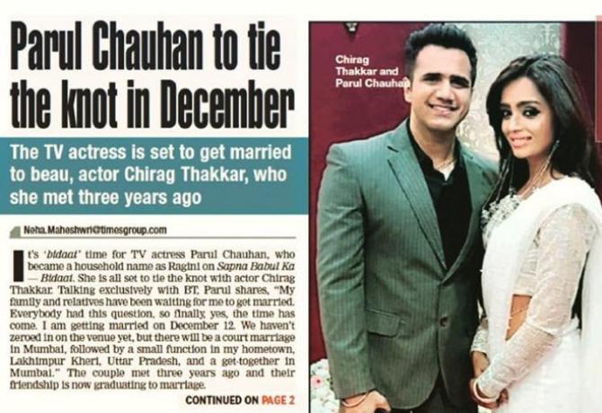 Parul Chauhan and Chirag Thakkar