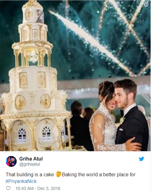Funniest Memes On Priyanka Chopra's Wedding Cake