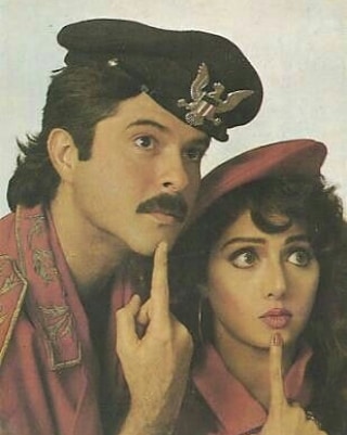 Sridevi and Anil Kapoor
