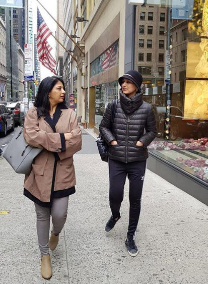 Sonali and her sister Rupa