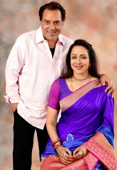Dharamendra and Hema Malini