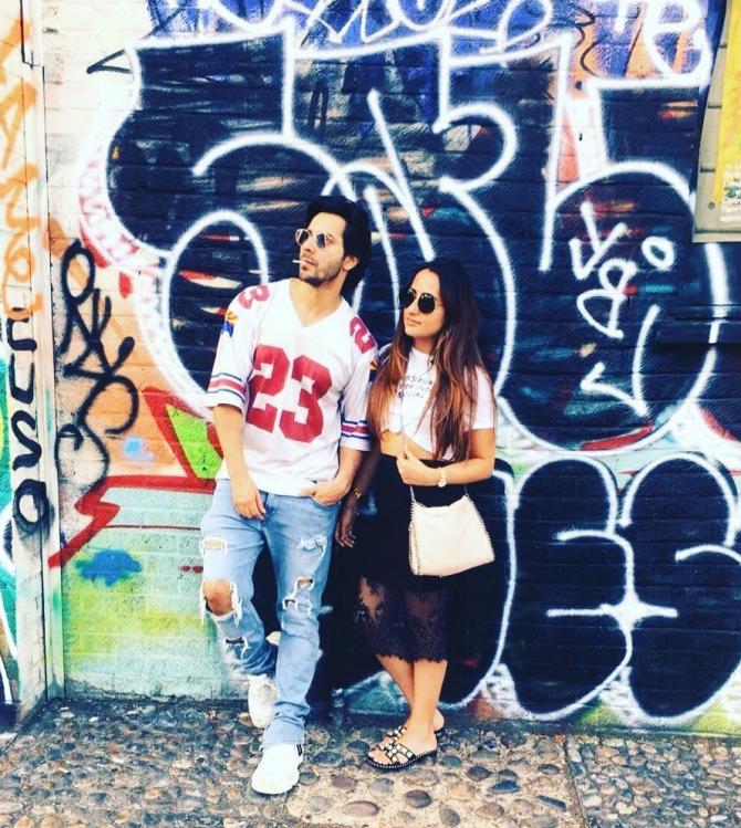 Varun Dhawan and Natasha