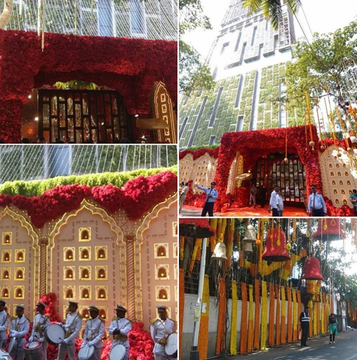Ambani household decorated for Ishaââ¬â¢s wedding