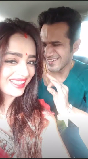 Parul and Chirag Post wedding look