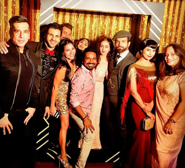 Divyanka Tripathi and Vivek Dahiya at cocktail night of chloe