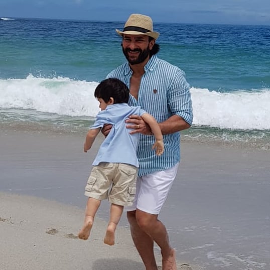Kareena Kapoor Khan and Saif Ali Khan with Taimur on their vacation