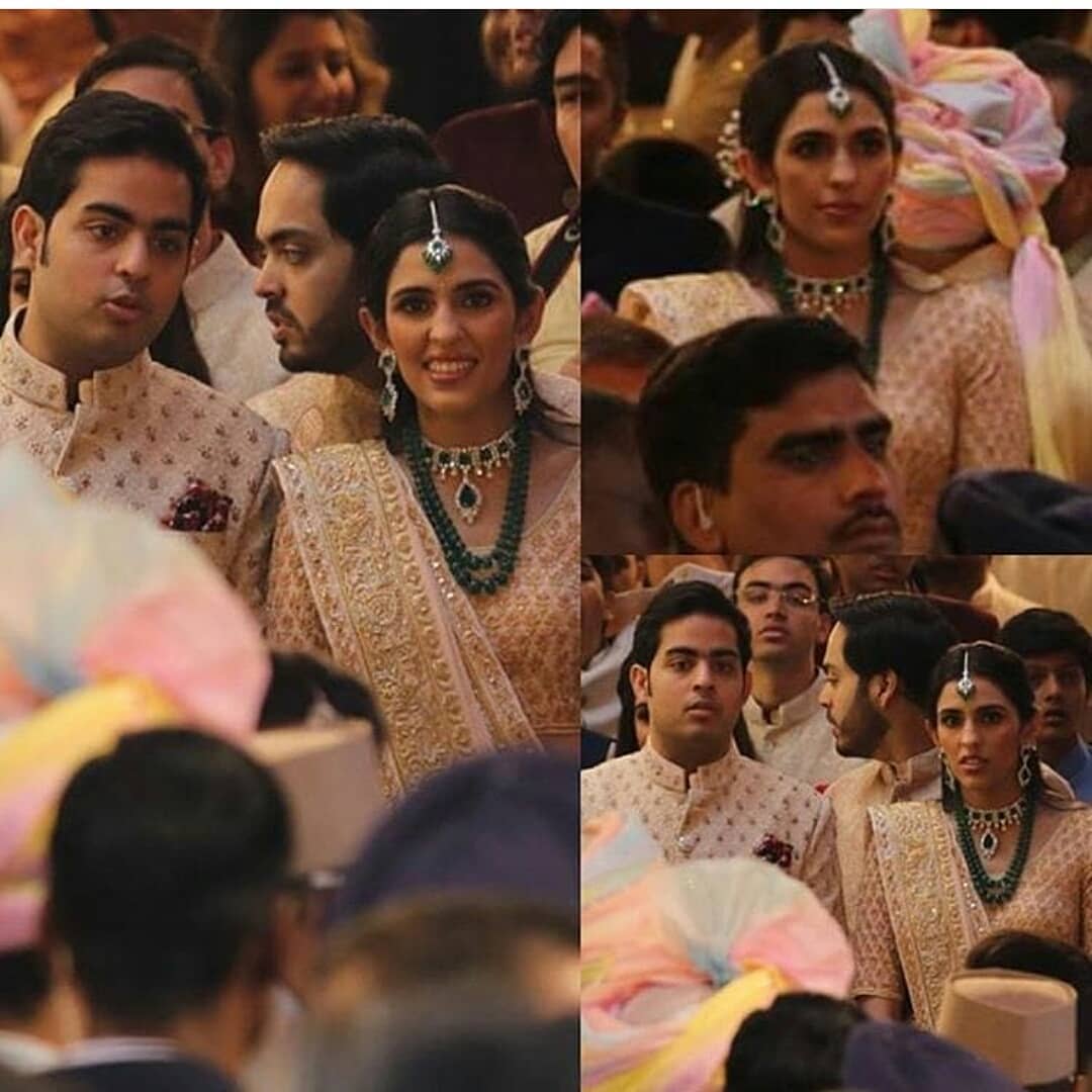 Akash Ambani and Shloka Mehta