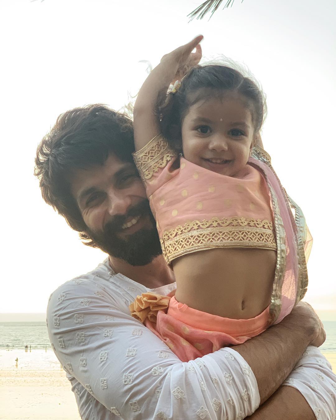 Shahid Kapoor and Misha Kapoor