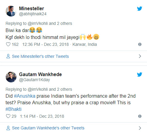 Anushka Sharma and Virat Kohli