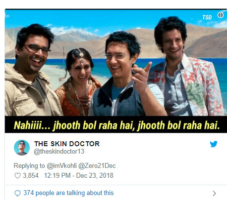 Anushka Sharma and Virat Kohli