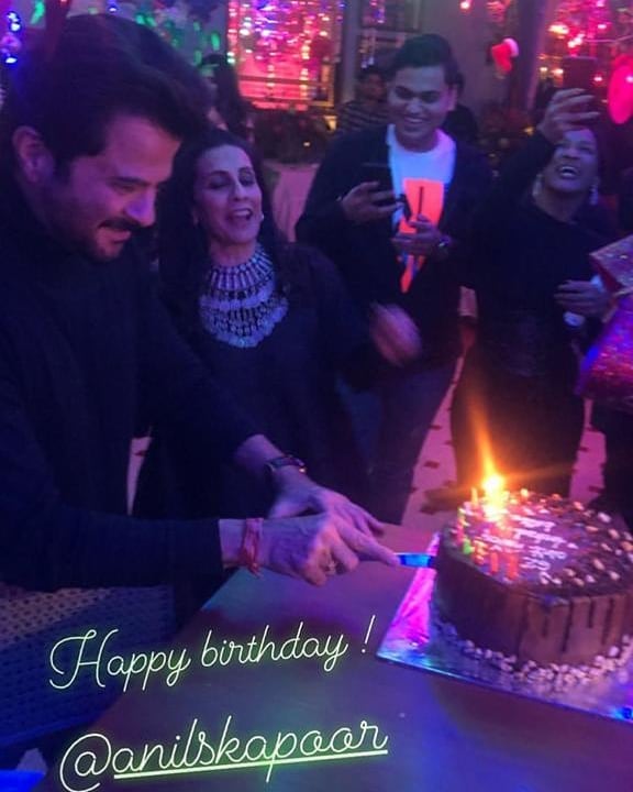 Anil Kapoor's 62nd birthday celebrations