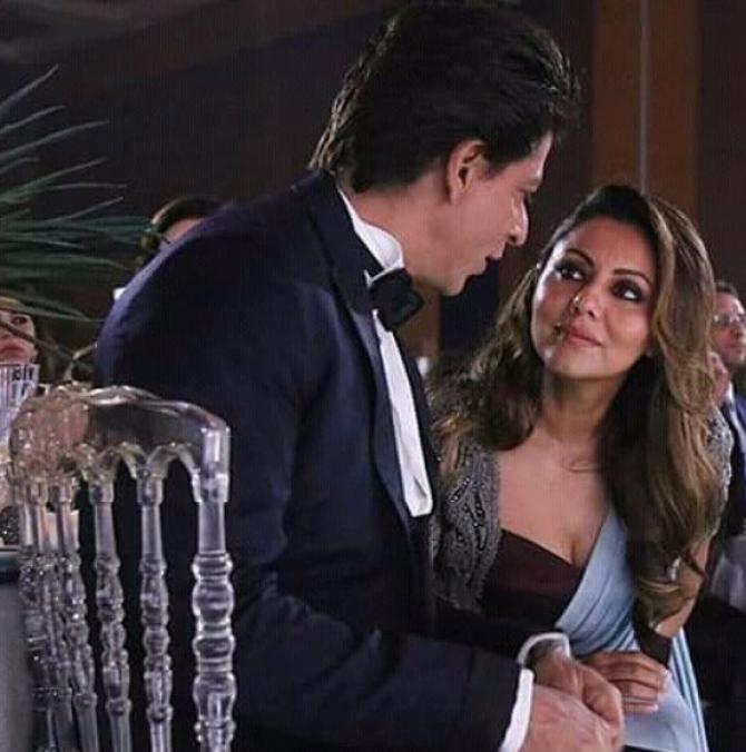 Shah Rukh Khan and Gauri Khan
