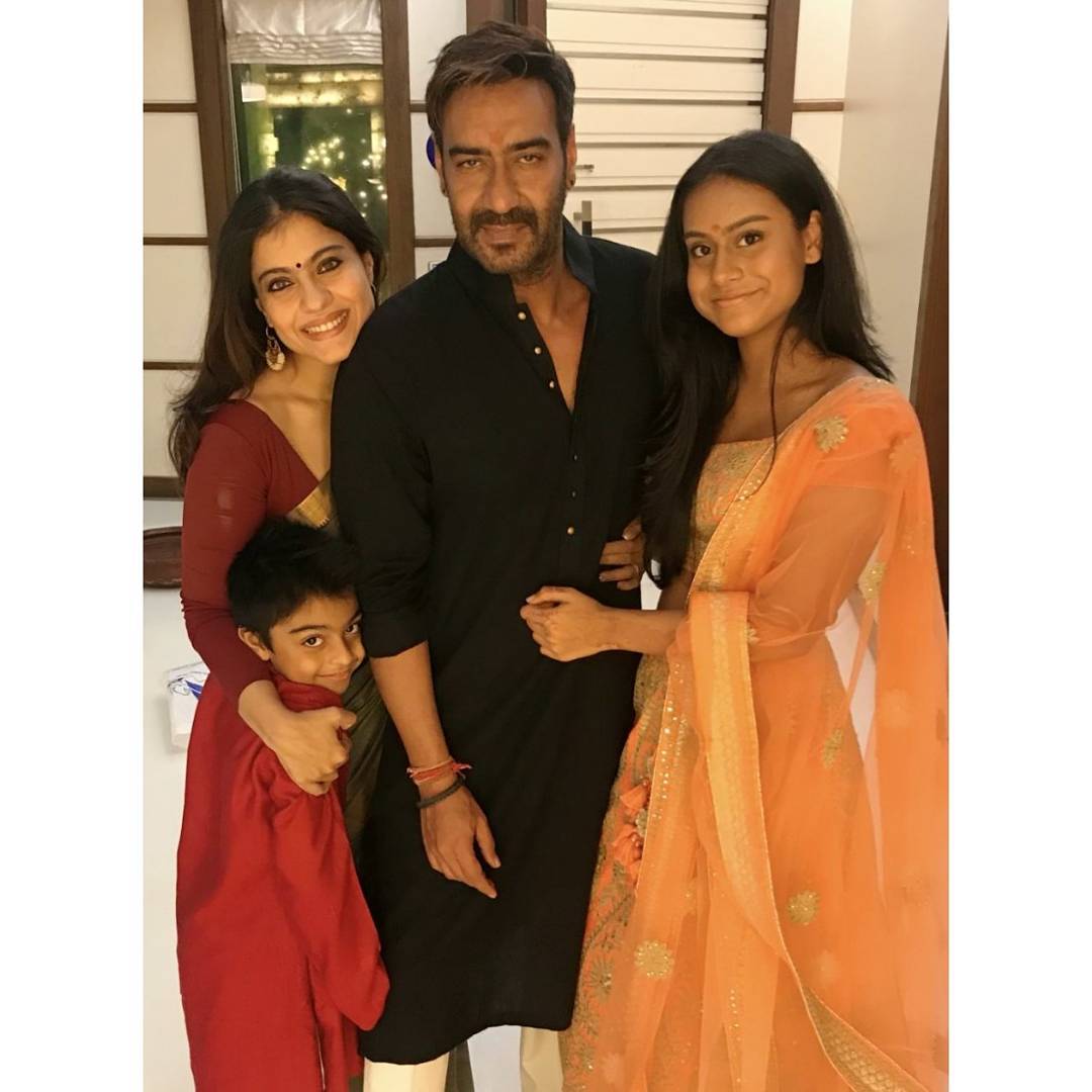 Ajay Devgn, Kajol, Nysa Devgn And Yug Devgn