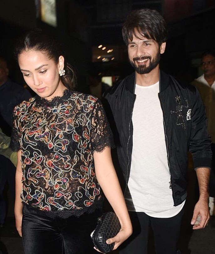 Shahid Kapoor and Mira Kapoor
