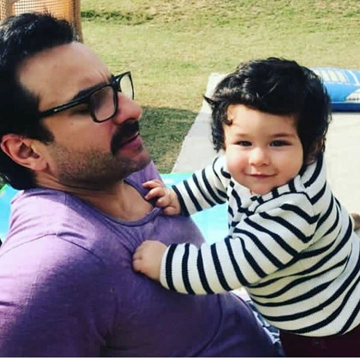Taimur with father Saif