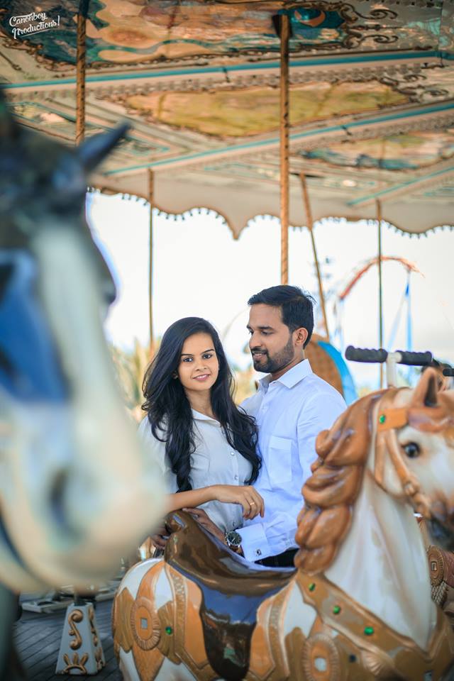 Super Fun Pre-Wedding Shoot Of Himanshu And Monika At Imagica