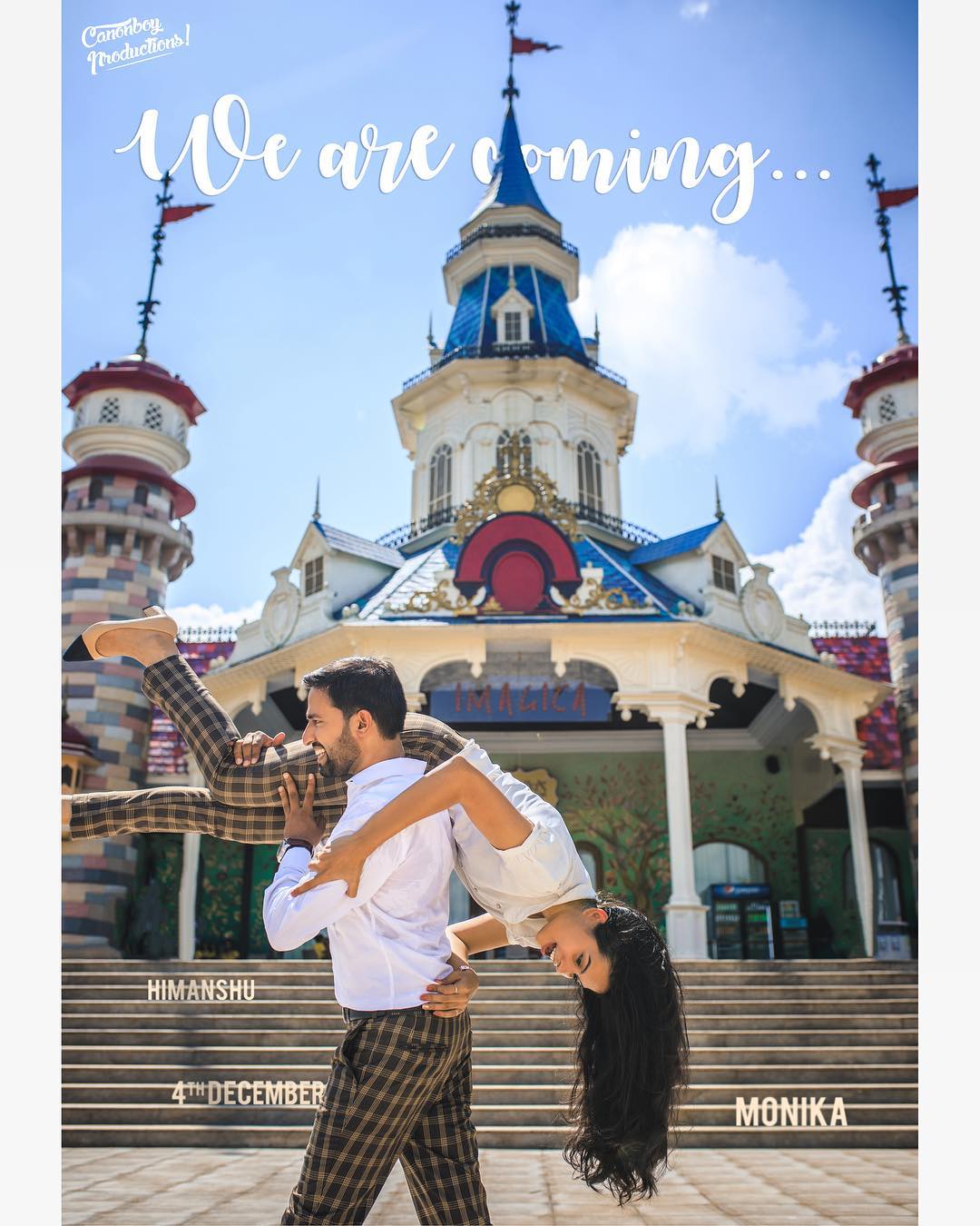 Super Fun Pre-Wedding Shoot Of Himanshu And Monika At Imagica