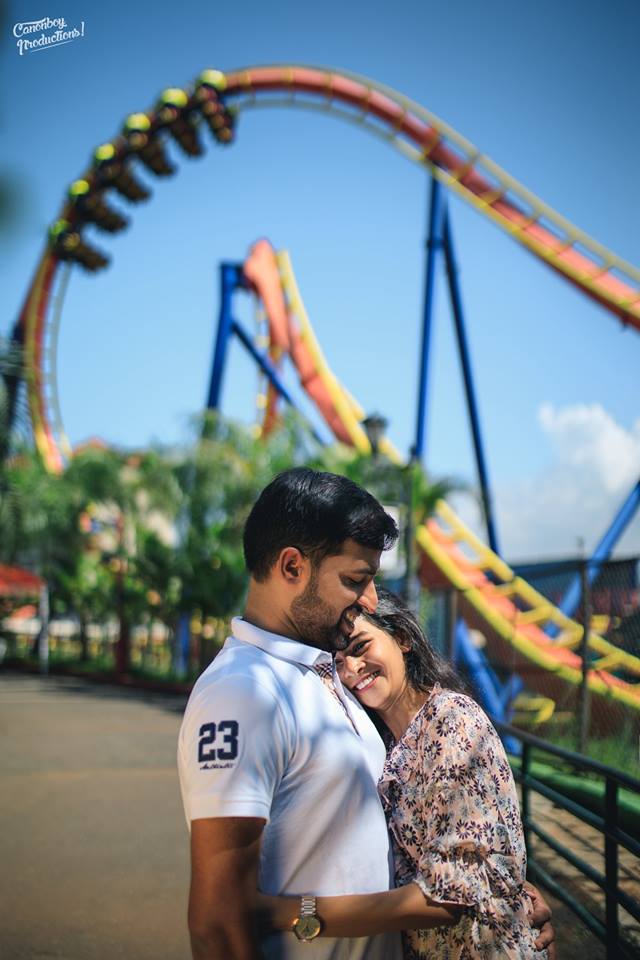 Super Fun Pre-Wedding Shoot Of Himanshu And Monika At Imagica